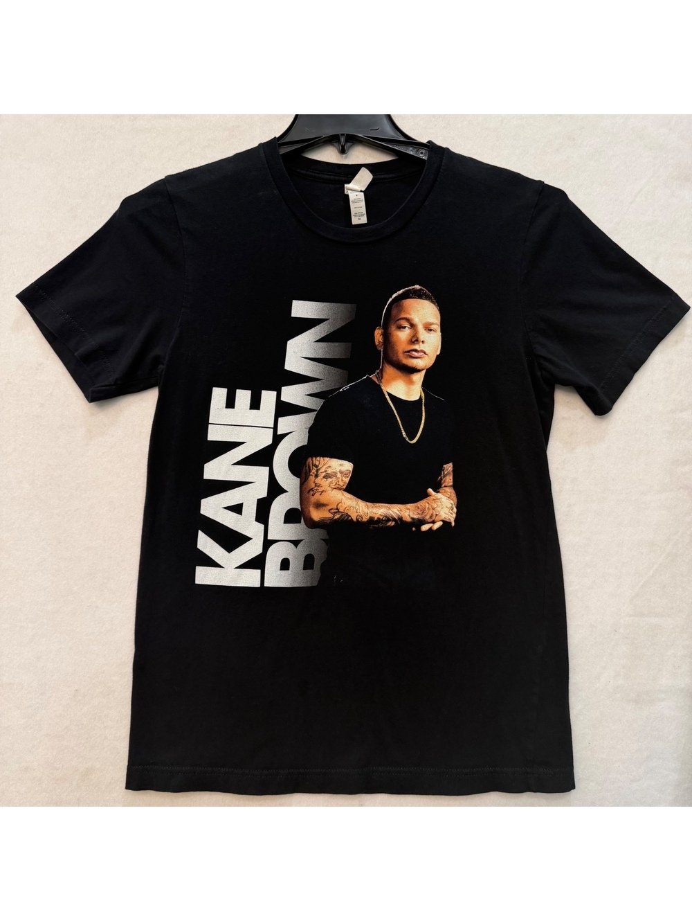 Kane Brown On Tour T-Shirt 22-23 Bella Canvas Size Medium Black Double Sided